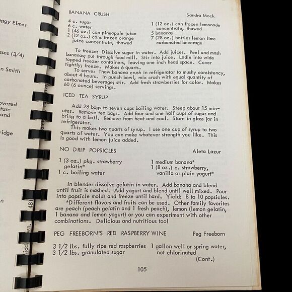 Cookbook by The Friends of Middletown Public Middletown PA 1982 Favorite Recipes - Picture 6 of 6